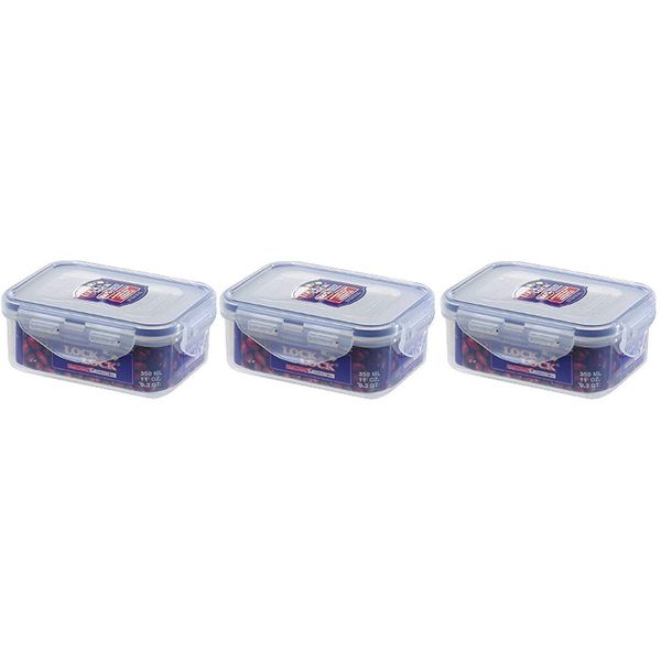 Lock and Lock Store Box 350ml Pack of 3 - HPL806