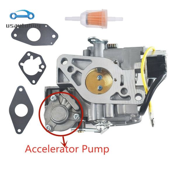 Replace Kohler Carburetor Assembly 24 853 257-S 24853257-S & Accelerator Pump
