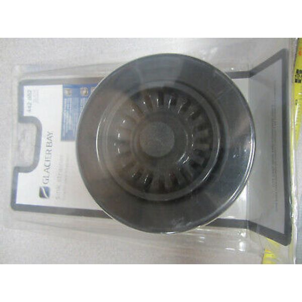 GLACIER BAY STAINLESS STEEL SINK STRAINER  442 882  NOS