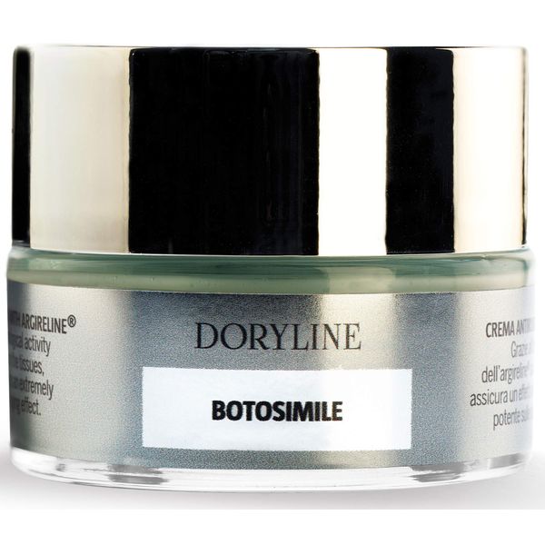 DORYLINE Botosimile Anti-Falten Gesichtscreme mit Argireline® 50ml, 100% Made in Italy, Starke Entspannende Wirkung auf die Haut, Lifting-Effekt, Gesichtsbeleuchtung, Großartig für Dermaroller.