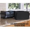 Ritz Toaster Oven Cover, 13 Inch, Black