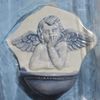 Holy Water Dispenser "Thoughtful Angel"