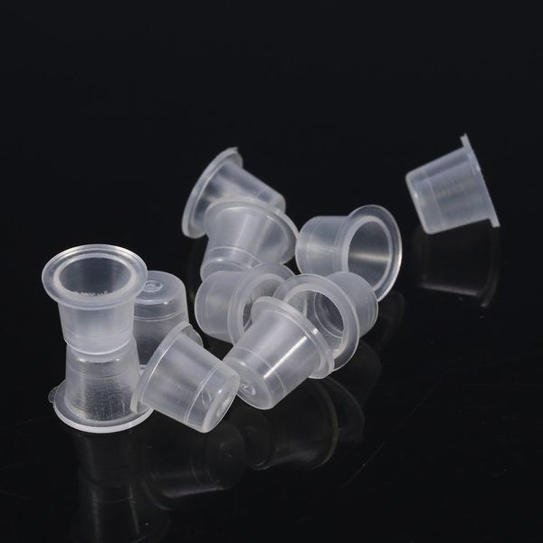 Pack of 1000 Tattoo Ink Cups, Transparent Plastic Ink Caps, Ink Cups, Tattoo Accessories, Small Tattoo Cups for Tattoo Ink Tattoo Machine (S (for Waist 68cm/26.8in))