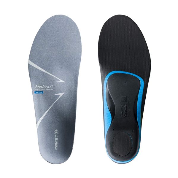 Zamst Footcraft Series Insole, Endorsed by Badminton Player Matsutomo, Shock Absorption, For Left and Right Foot, For All Sports, Daily Use, S to 3L Size, multicoloured