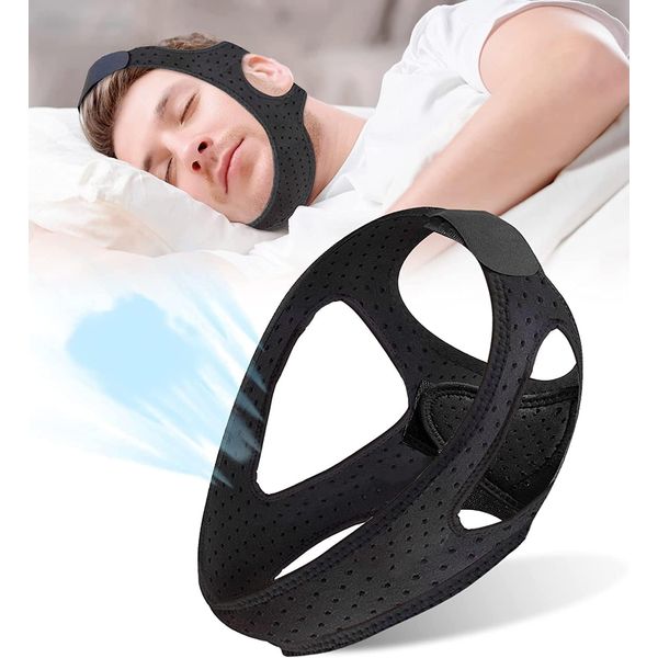 schildEVO Anti Snoring Chin Strap Adjustable Snoring Solution Anti Snoring Devices for Men and Women