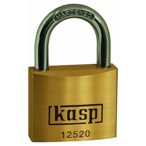 Kasp K12520A2 Premium Brass Padlock-20mm-keyed Alike