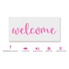 Welcome Stencil - Design Unique Statements for Every Occasion, Welcome Paint Stencils