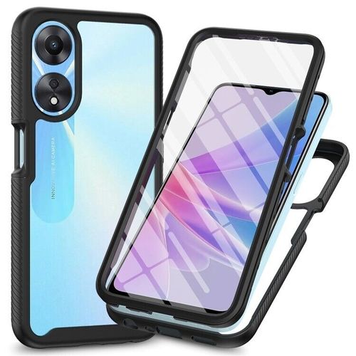 For OPPO A78 5G Starry Sky Solid Color Series PC + TPU Phone Case with PET Film-