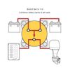 Blue Sea Systems 6007200 m-Series Battery Switch Selector, Black