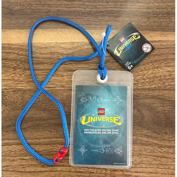 LEGO 2855032 UNIVERSE Launch Event VIP Pass Badge Keychain Lanyard 4612706