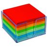 1InTheOffice Memo Cube, Assorted Colors Memo Pad 500 Sheets "2 Pack"