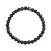 EUMENIDES Black Striped Bracelet,6MM (Black Striped-6MM)