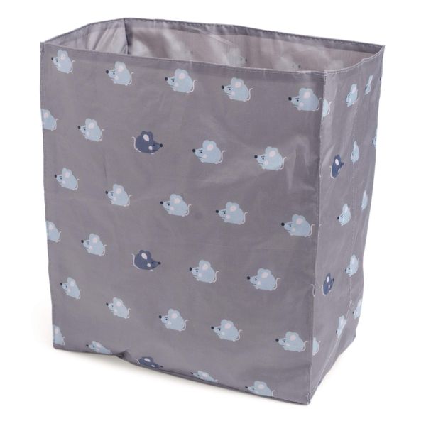 Petface Angry Mouse Cat Crinkle Bag, Grey