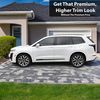 BOGAR TECH DESIGNS Side Window Chrome Delete Overlays Compatible with Cadillac XT6 2020-2025, Gloss Black
