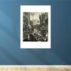 Spiffing Prints William Hogarth - Gin Lane 2 - Small - Archival Matte - Framed