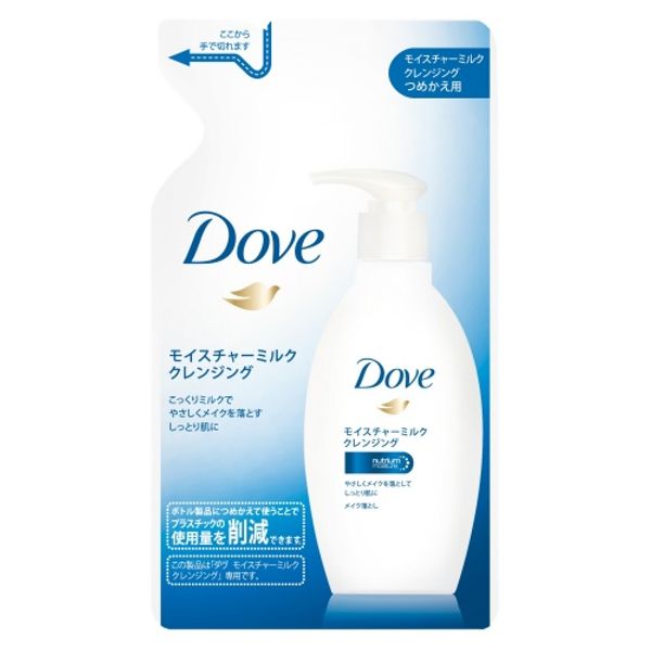 Review and get 1000 yen off Unilever Dove Moisture Milk Cleansing Refill 180ml