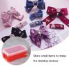 Dtlecyj Small Plastic Storage Box with Lid 3 Pcs Clear Plastic Storage Boxes with Snap Stackable Containers for Desk Storage Bedroom Family