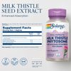 SOLARAY Milk Thistle Phytosome with Artichoke, Dandelion, and Ginger - Milk Thistle Extract Supplying 15% Silybin - Liver Supplement - 60-Day Guarantee, Lab Verified - 60 Servings, 60 VegCaps