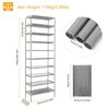 10 Tiers Stackable Shoe Storage Shelf Rack Organizer Stand Shelves Space Saving