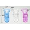 10 Baby Pacifier Badge T Plastic Clips Bib Holder CLEAR