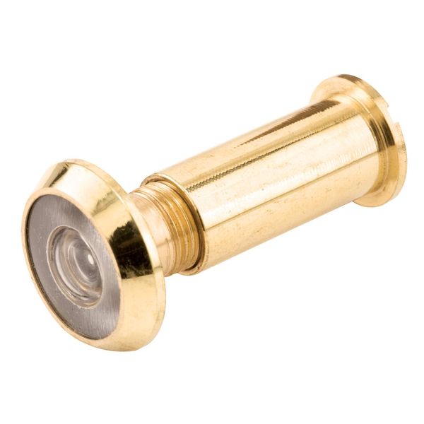 Defender Security U 9891 Door Viewer, 200-Degree, 9/16 inch Bore, Brass