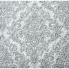 3 PCS Patchwork Bedspread Quilted Bed Throw Single Double King Size Bedding Set (Damask Grey, Super King)