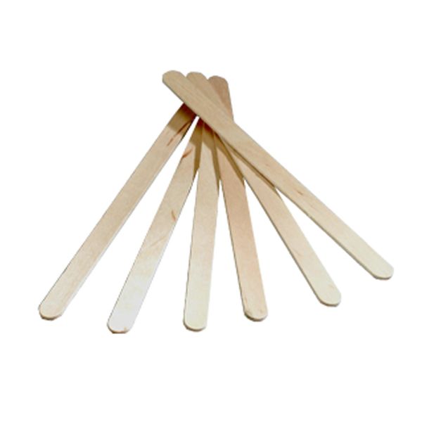 Mini Small Thin Wooden Wood Tongue Depressors Spatulas Wax Waxing Tatoo Sticks