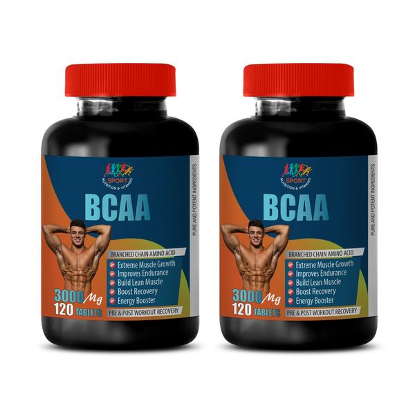 muscle infusion - BCAA 3000MG - leucine capsules 3000mg 2 BOTTLE