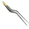 YASARGIL MICRO BAYONET FORCEPS 8" NEURO SURGICAL INSTRUMENTS WITH GOLD HANDLE