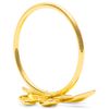 Juvale Leaf Napkin Rings (1.8 Inches Gold 12-Pack)