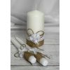 Unity Candle Set for Wedding Ceremony & Reception – 6” Pillar & Two