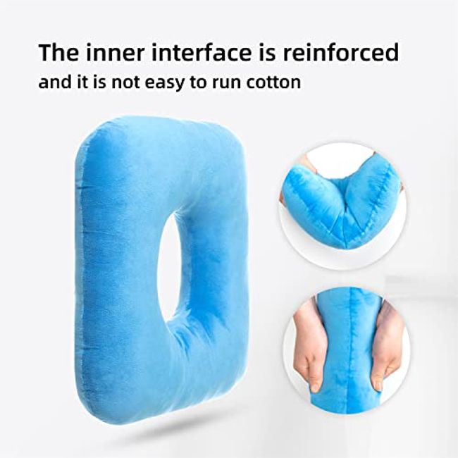 Breathable Donut Seat Cushion Hip Support Memory Foam Travel Tailbone  Cushion