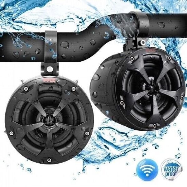 Pyle 4in Waterproof Off-Road Bluetooth Speaker System 800W RMS PLUTV43BTA