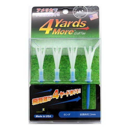 Greenkeepers Golf Tees 4 Yardmore Driver Blue (Pack of 4)