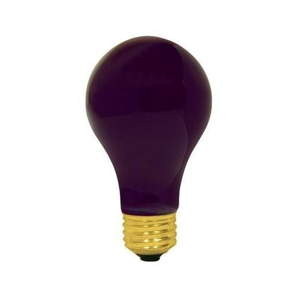 BLACK LIGHT 75 WATTS A19 UV LIGHT BULB LONG LIFE BLACK LIGHT BULB