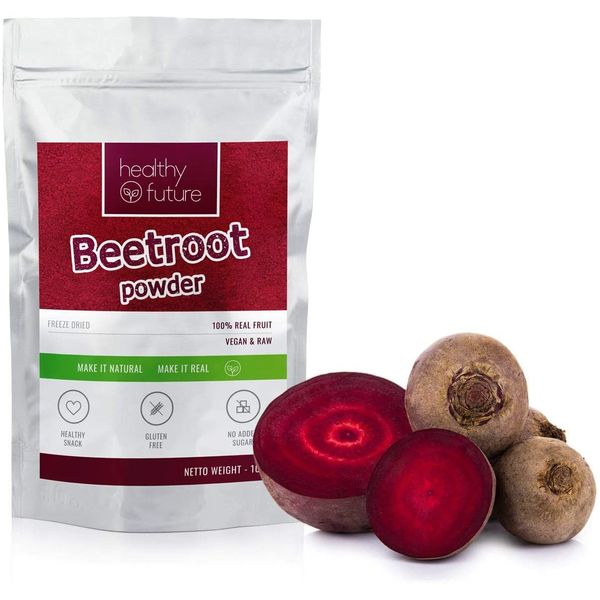 Healthy Future | Freeze Dried Beetroot Powder 100% Natural, Gluten Free, No Added Sugar, No preservatives, Healthy Fruit Snack (100g)