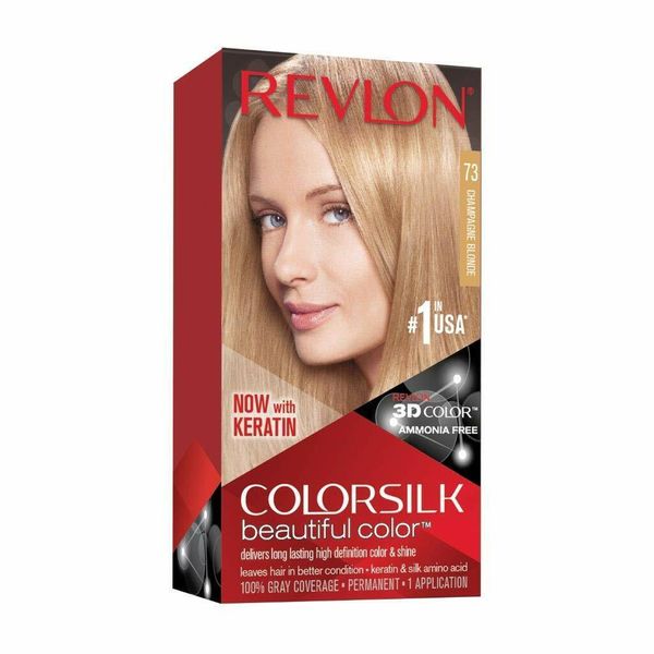 Revlon ColorSilk Beautiful Color #73 Champagne Blonde 1 Application Hair Color