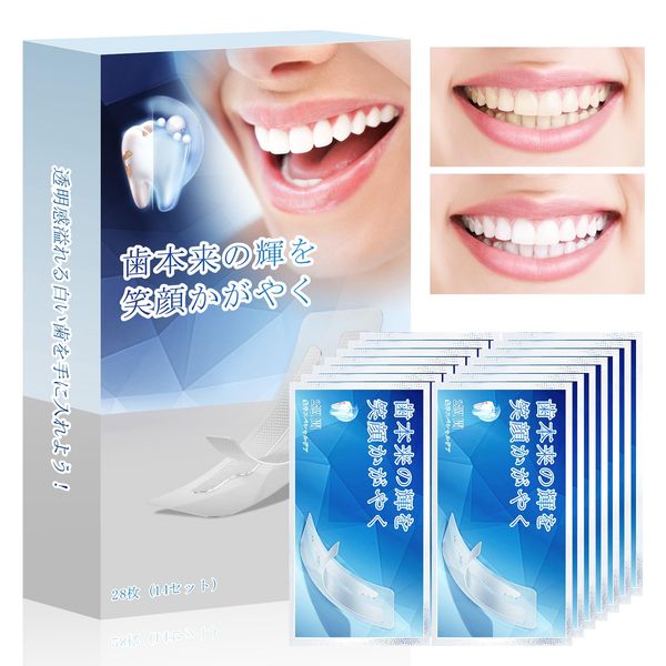 Teeth Whitening Sheet, Pack of 28, 14 Days