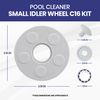 Southeastern Accessory New Idler Wheel Replacement for Pool Cleaner 180 280 C16 C-16