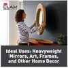 3M CLAW Drywall Picture Hangers: 65 lb. / 2-pack (Silver) 