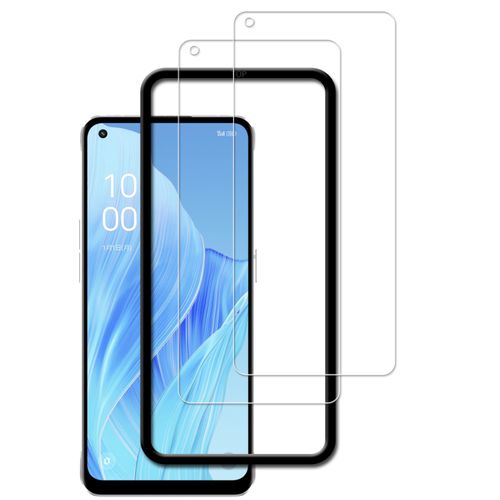 [Set of 2] KPNS Japanese Material Tempered Glass with Guide Frame for OPPO Reno9 A/OPPO Reno7 A OPG04 Glass Film, Tempered Glass, Cover, Protective Film