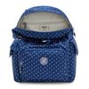 Kipling Backpacks CITY PACK MINI Soft Dot Blue