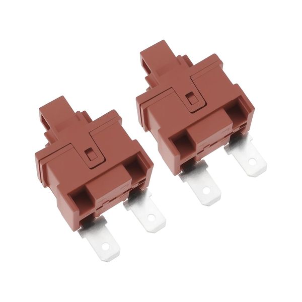 eMagTech 2Pcs 2Pin Switch Assembly Vacuum Cleaner Replacement Part Single Pole Push Button Switch Module Compatible with Dyson DC14 and DC07