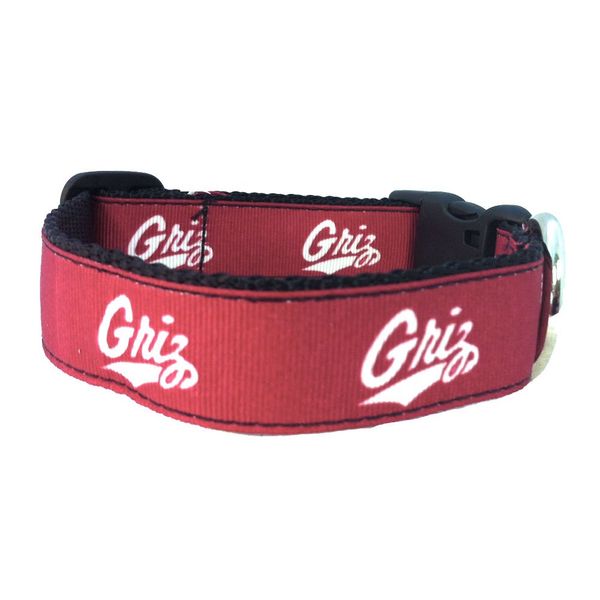 NCAA Montana Grizzlies Dog Collar (Team Color, Small)