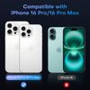 OMOTON Camera Protection for iPhone 16 Pro/Pro Max, Scratch-Resistant, Ultra Clear, 9H Hardness