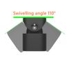 EWIGE Bracket for Blink Video Doorbell - Corner Bracket Adjustable Angle 55 Degree Left / Right Mounting Bracket Wall Plate Accessories