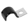 Half Clamp, Cushioned, Dia 3/16 In, PK50