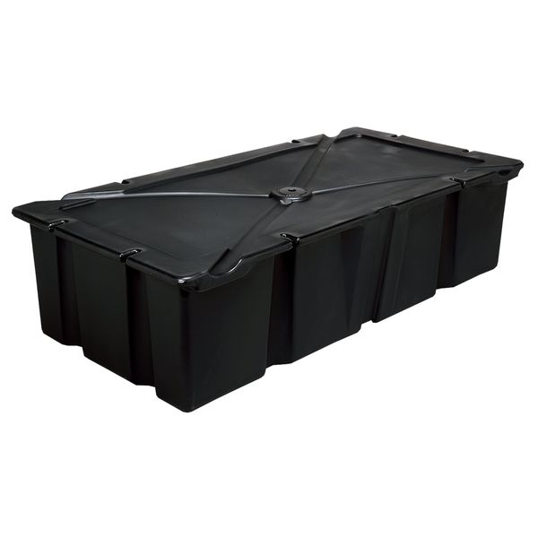 Taylor Made Products Dock Floats 24"x48"x12" – Tough Shell, EPS Foam Filled – Impact Resistant, UV-Resistant Black Polyethylene Shell Filled With EPS Foam — 2020108517