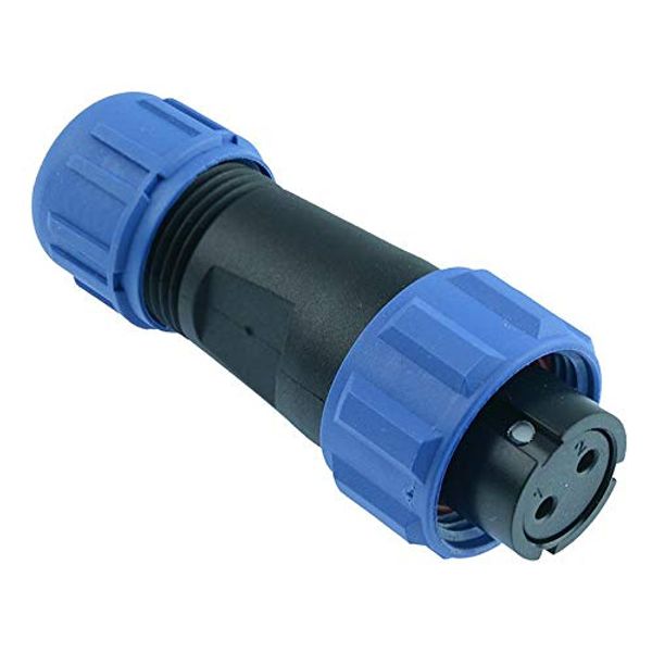 2 Pin Waterproof Female Plug Cable Connector IP68 Cable Mount LED Marine Lighting