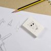 2 x 45mm 'Cute Owl' Erasers/Rubbers (ER00010654)